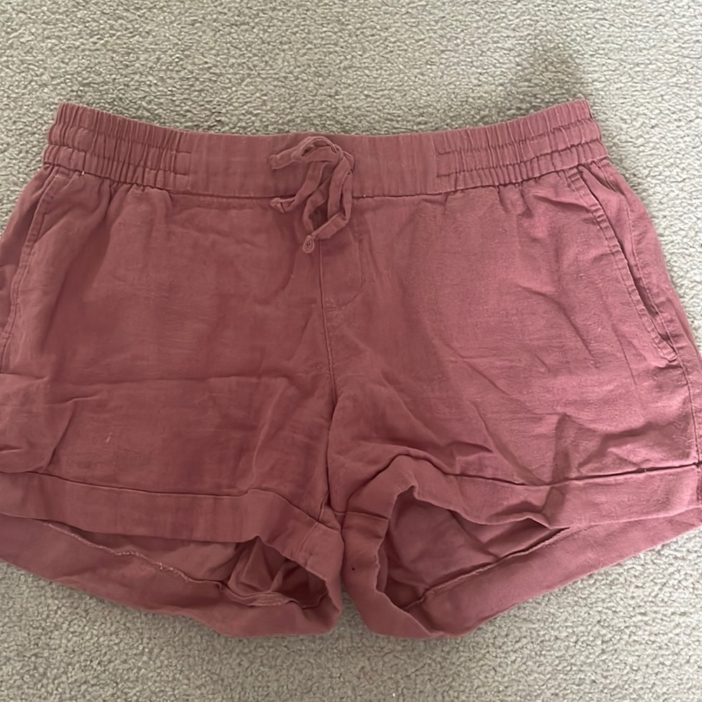 Linen shorts